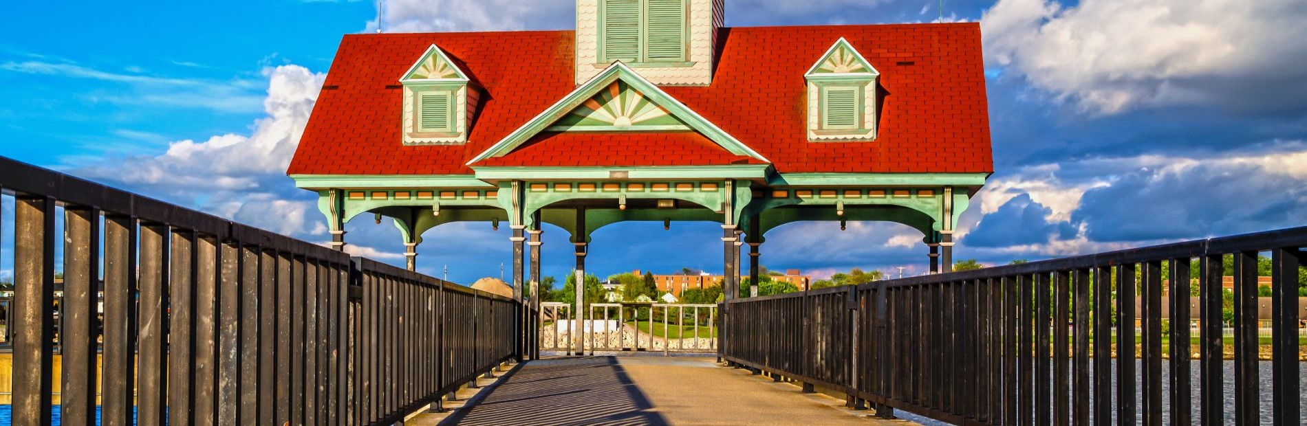The River Walk in Bay City, Michigan